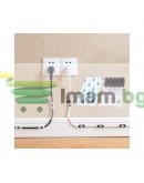 Самозалепващи се практични щипки за кабели